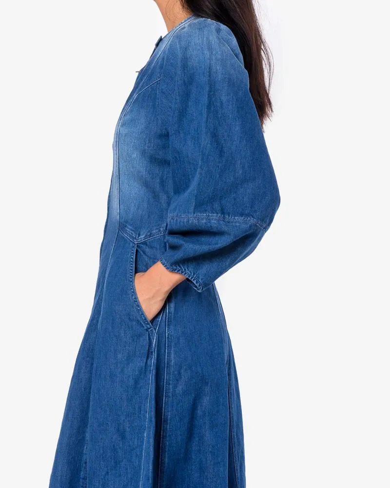 Dumas Dress in Denim