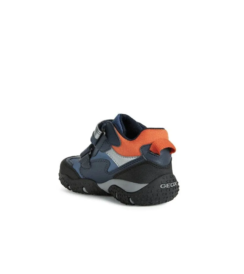 Geox Junior Boys Navy Runners J2642A