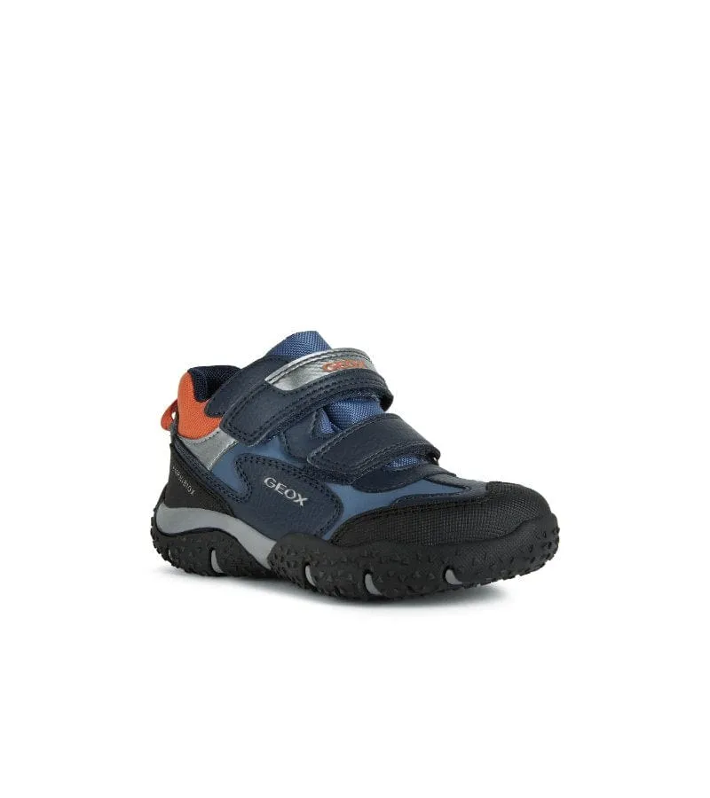 Geox Junior Boys Navy Runners J2642A