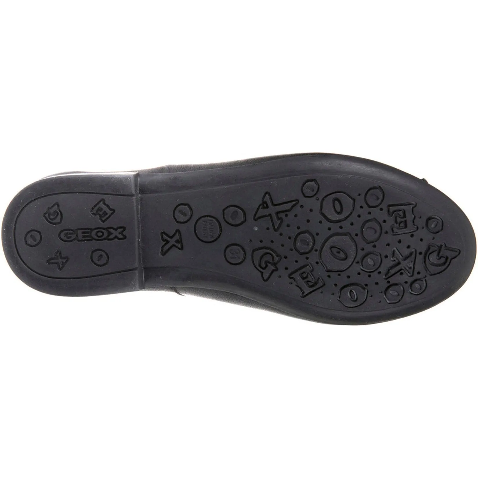 Geox Plie Ballerina Flats - Black