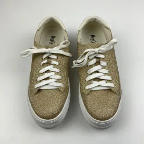 Gold Shoes Sneakers Clothes Mentor, Size 10