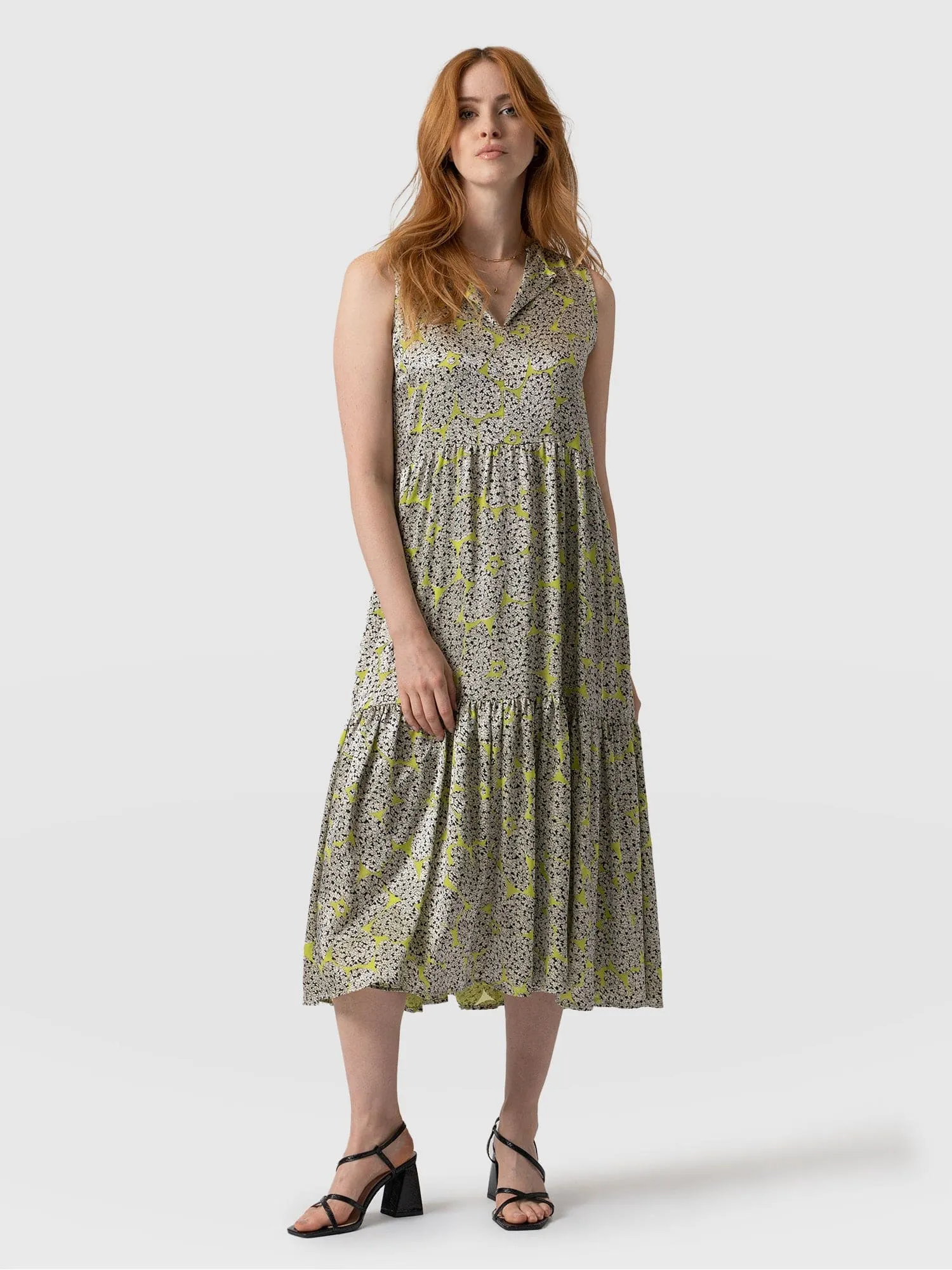 Greenwich Dress - Daisy Burnout