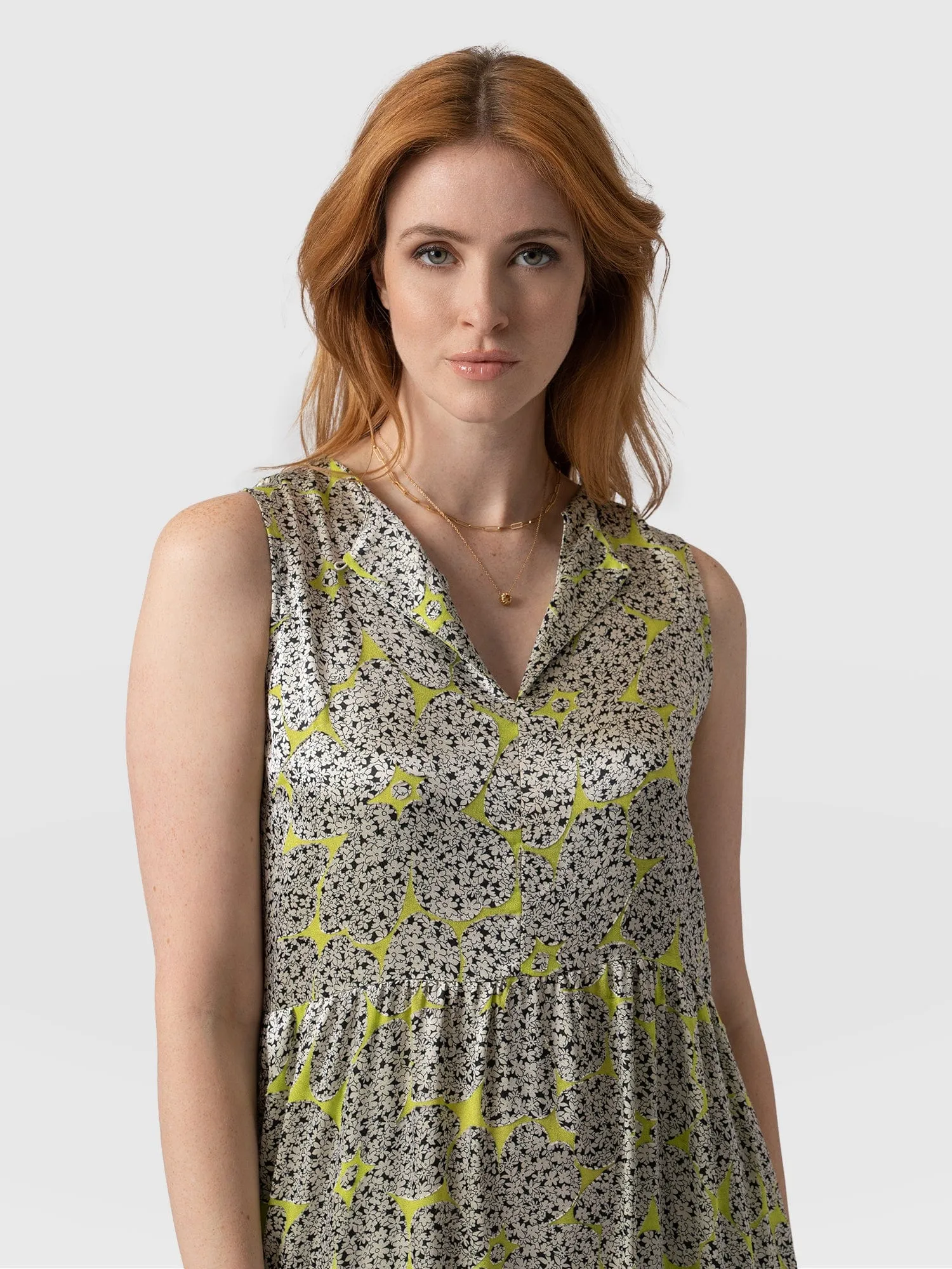 Greenwich Dress - Daisy Burnout