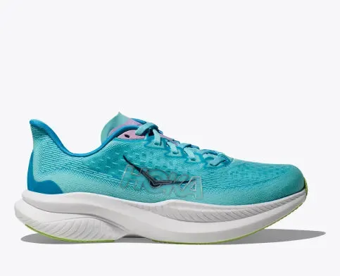 Hoka Women's Mach 6 Sneaker in Cloudless/Waterpark