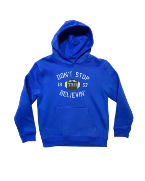 Ink Detroit - Don't Stop Believin' 1957 Youth Hoodie - Royal Blue