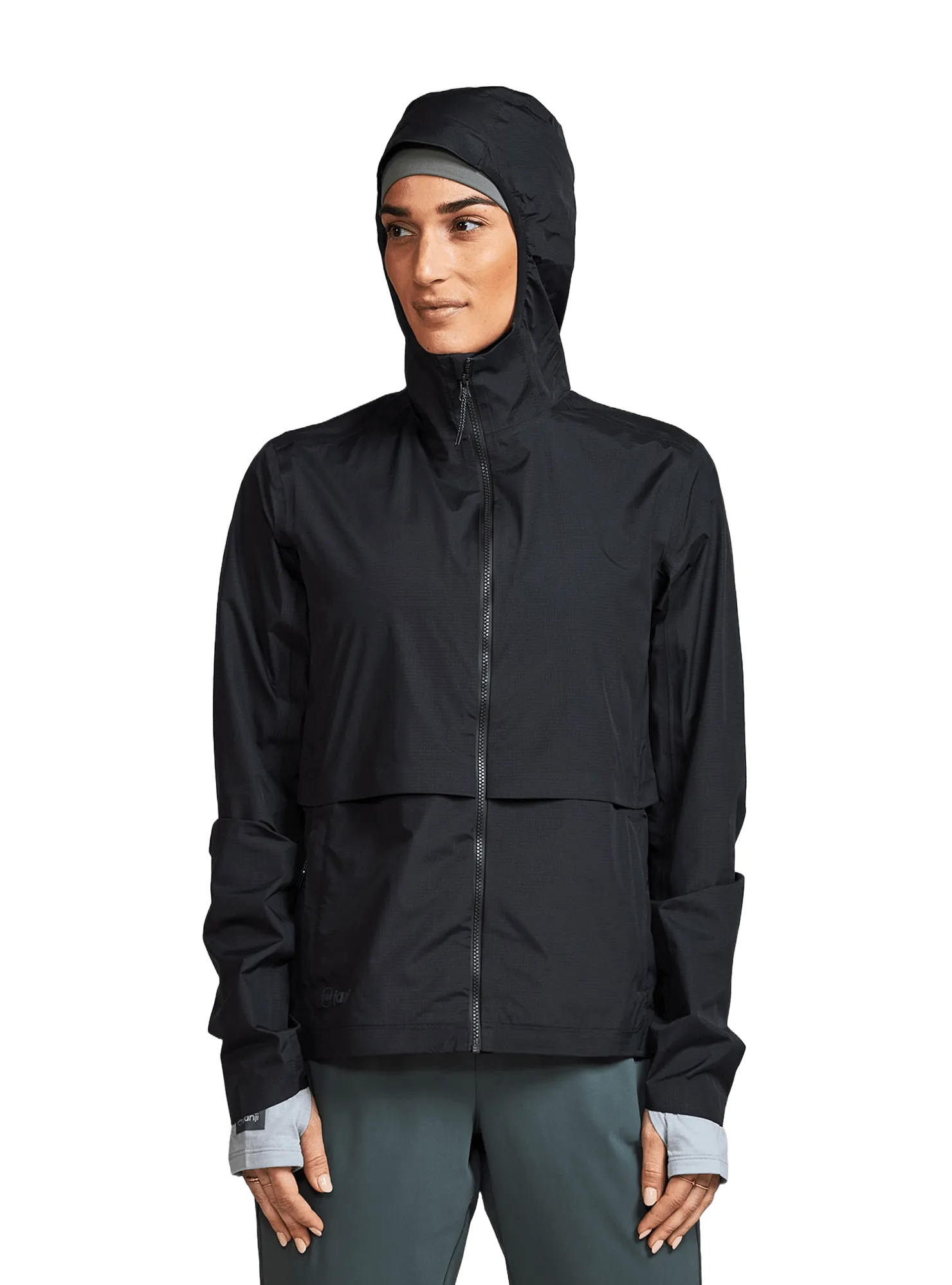 Janji Women's Rainrunner Pack Jacket in Midnight AW24