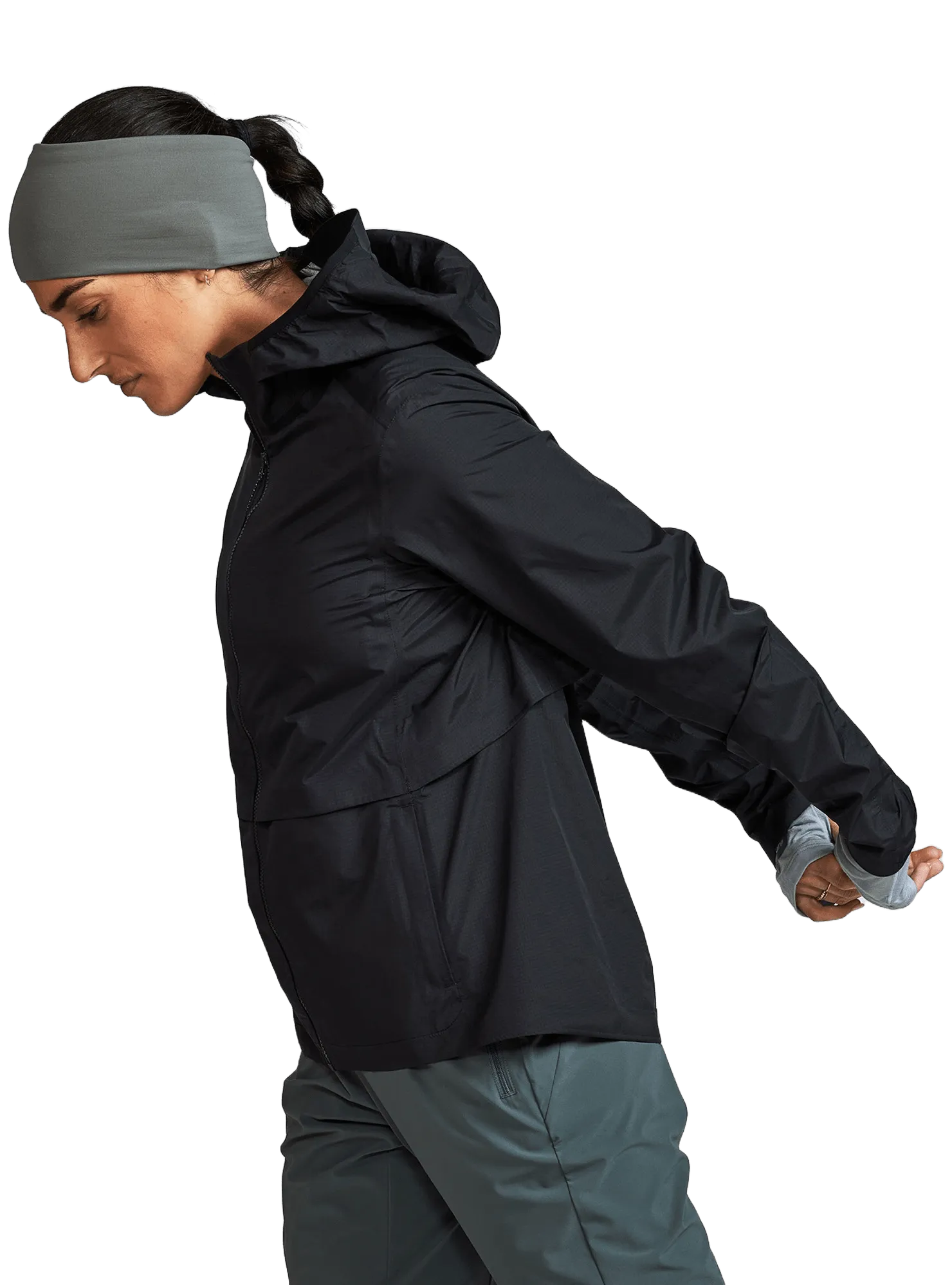 Janji Women's Rainrunner Pack Jacket in Midnight AW24