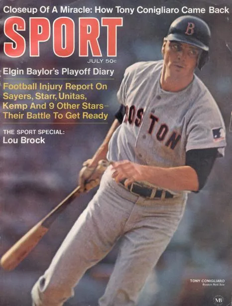 July 1969 SPORT Cover (Tony Conigliaro, Boston Red Sox)