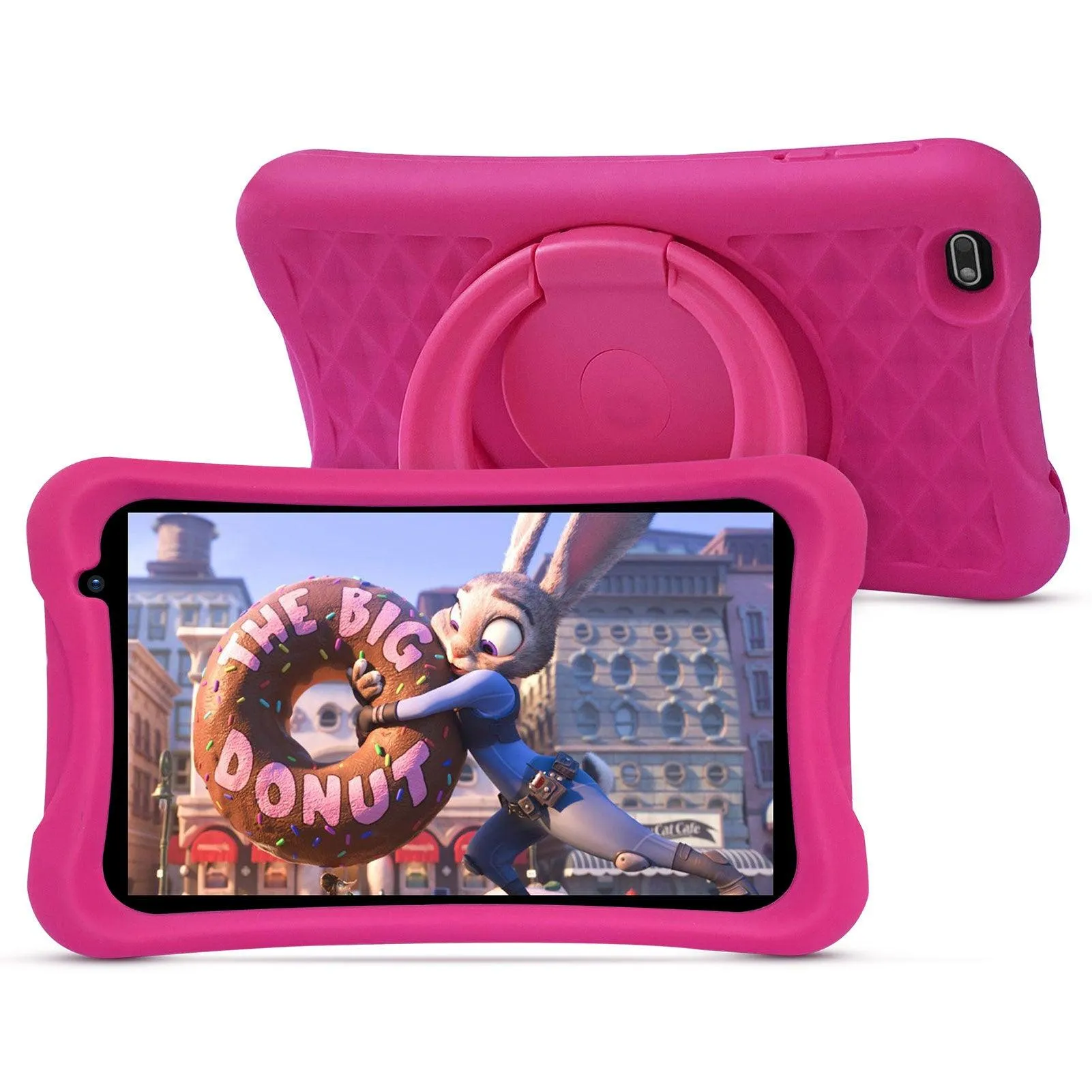 Kids 8" Tablet with HD Screen, Preloaded and ready to use, Quad Core Processor, Android OS and Parental Control, 2GB RAM, 32GB ROM,  2MP   8MP Dual Camera, Free Kids-Tablet Case