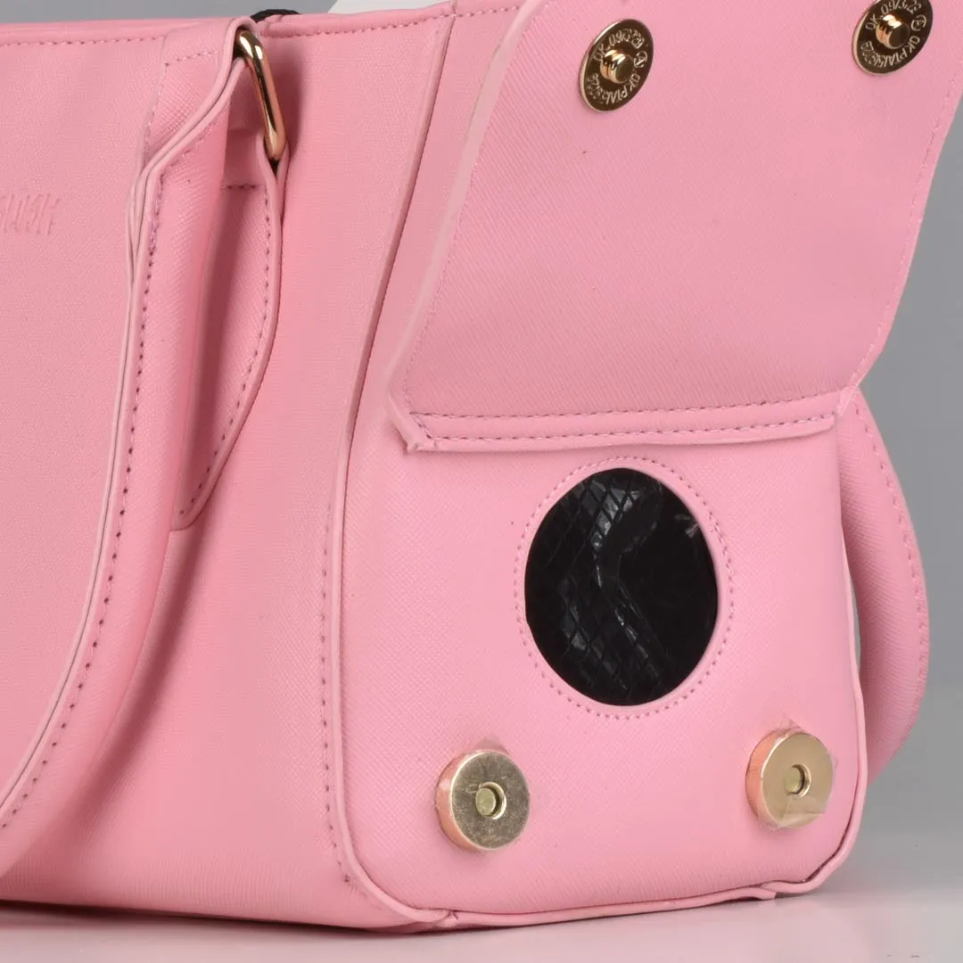 MINI BLUSH HIDE & CHIC INSULATED PURSE