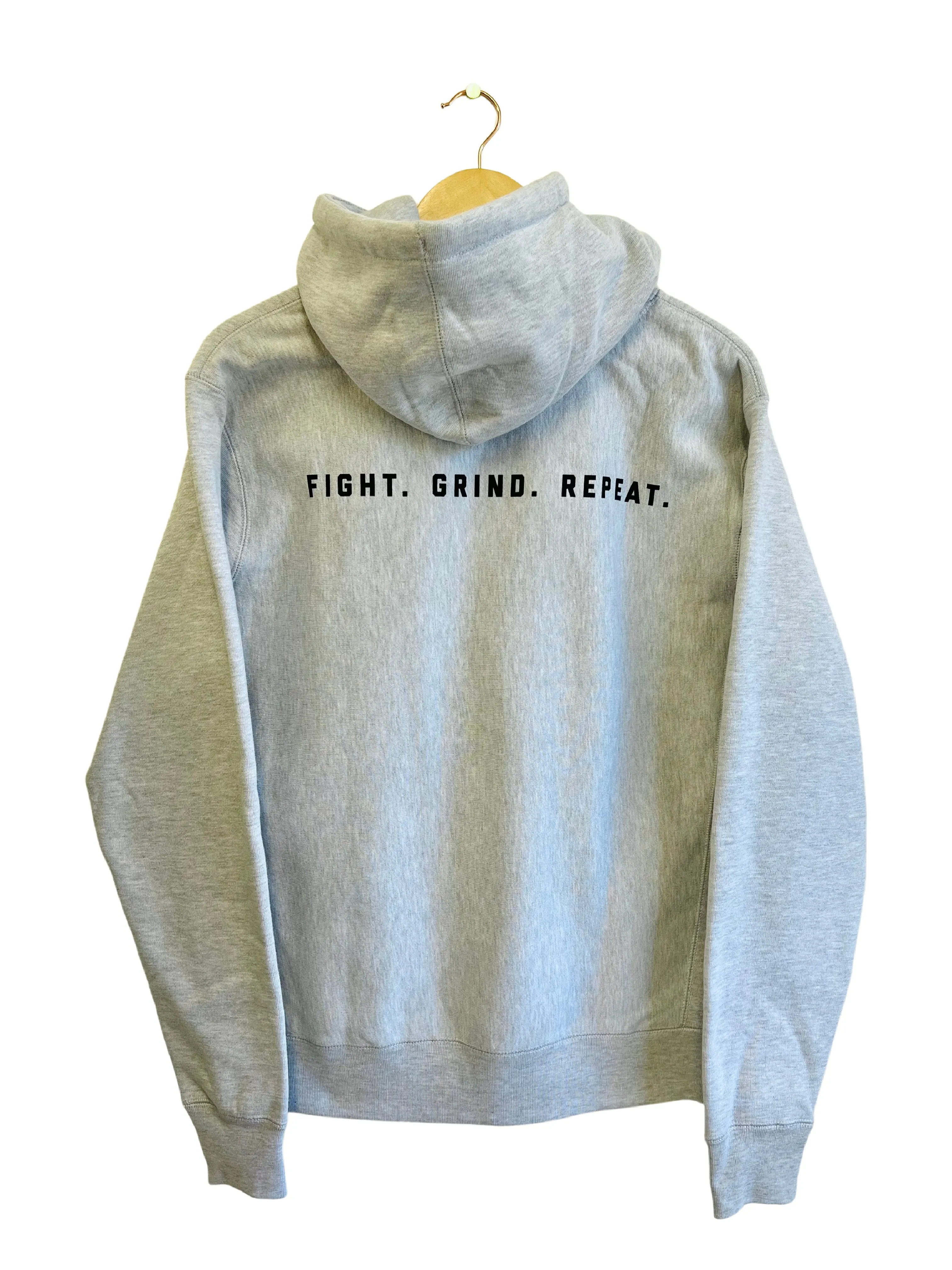 'NO STRAIGHT LINE TO SUCCESS' Unisex Grey Hoodie (2 Options)