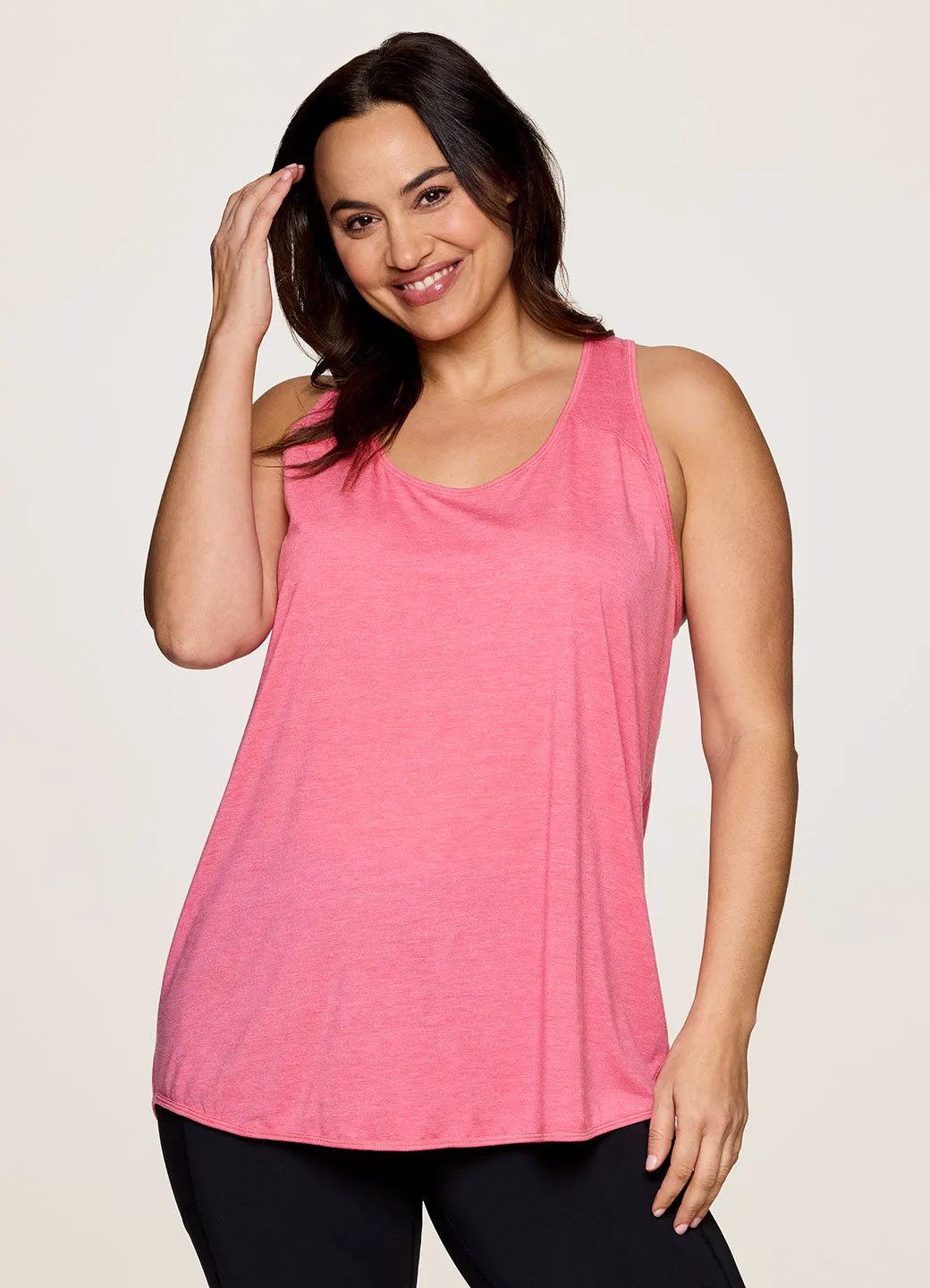 Plus Prime Relaxed Twist Back Tank Top