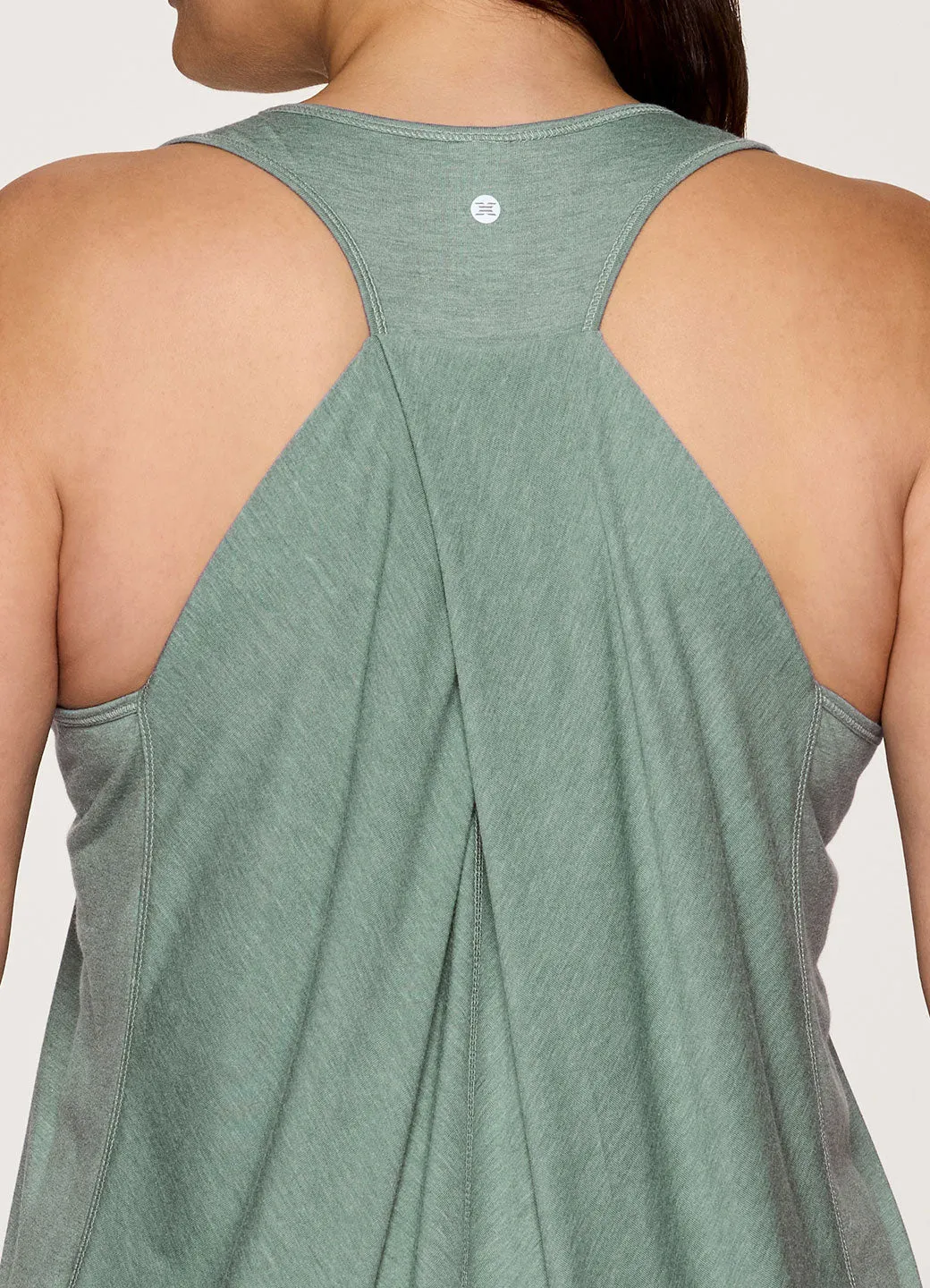 Plus Prime Relaxed Twist Back Tank Top