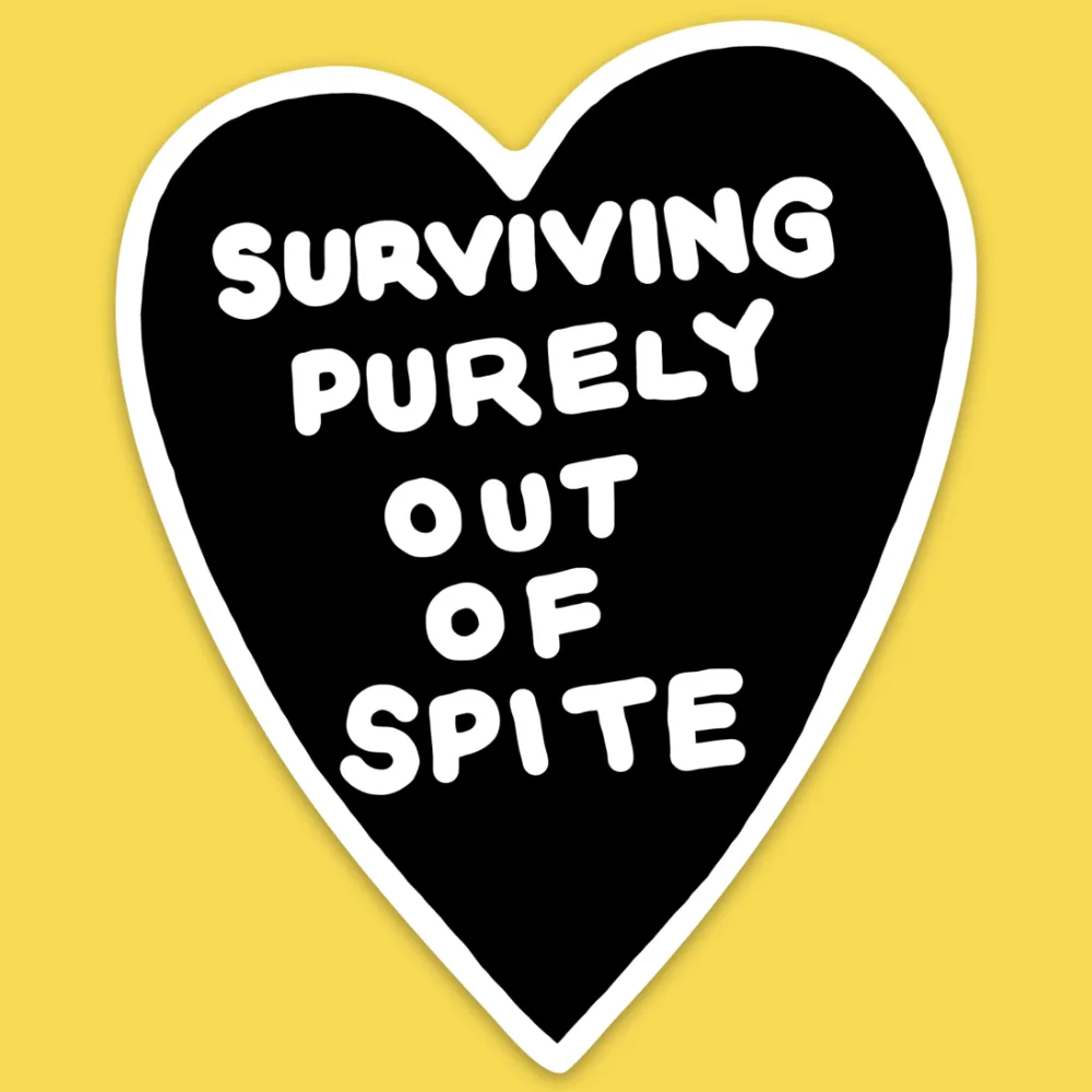 'Purely Spite' Sticker