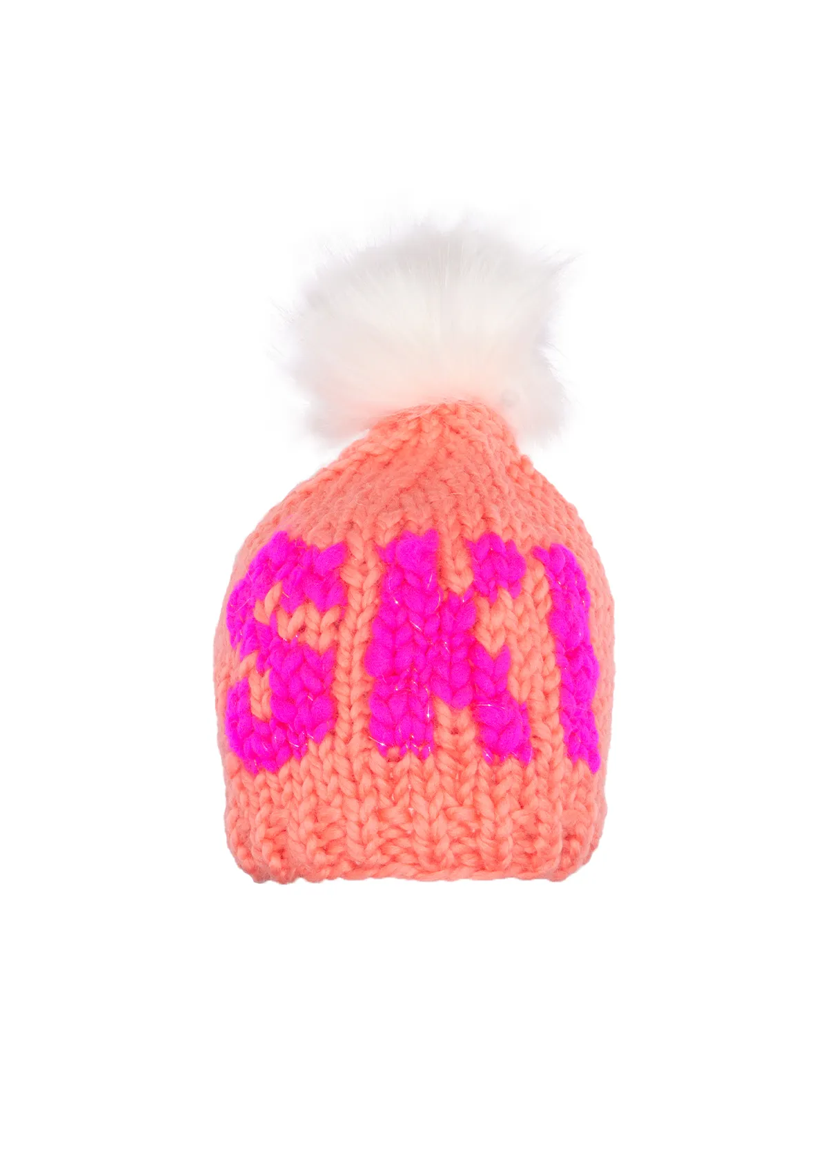 SKI Toque with Removable POM