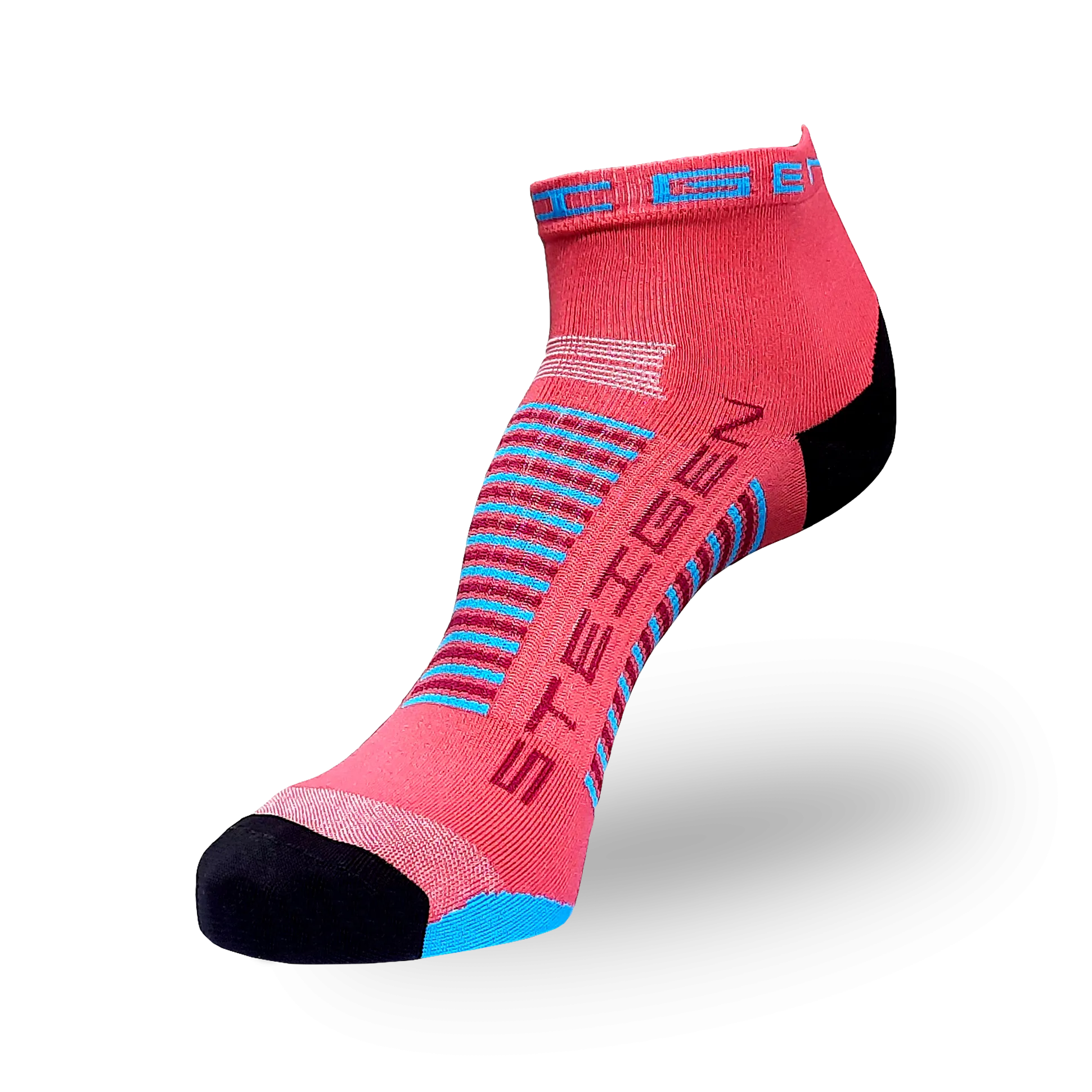 Steigen Performance 1/4 Sock - Coral