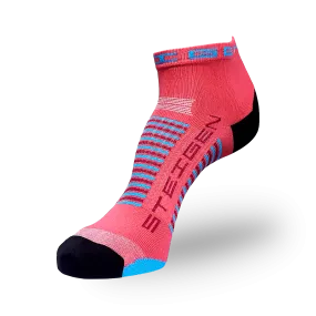 Steigen Performance 1/4 Sock - Coral