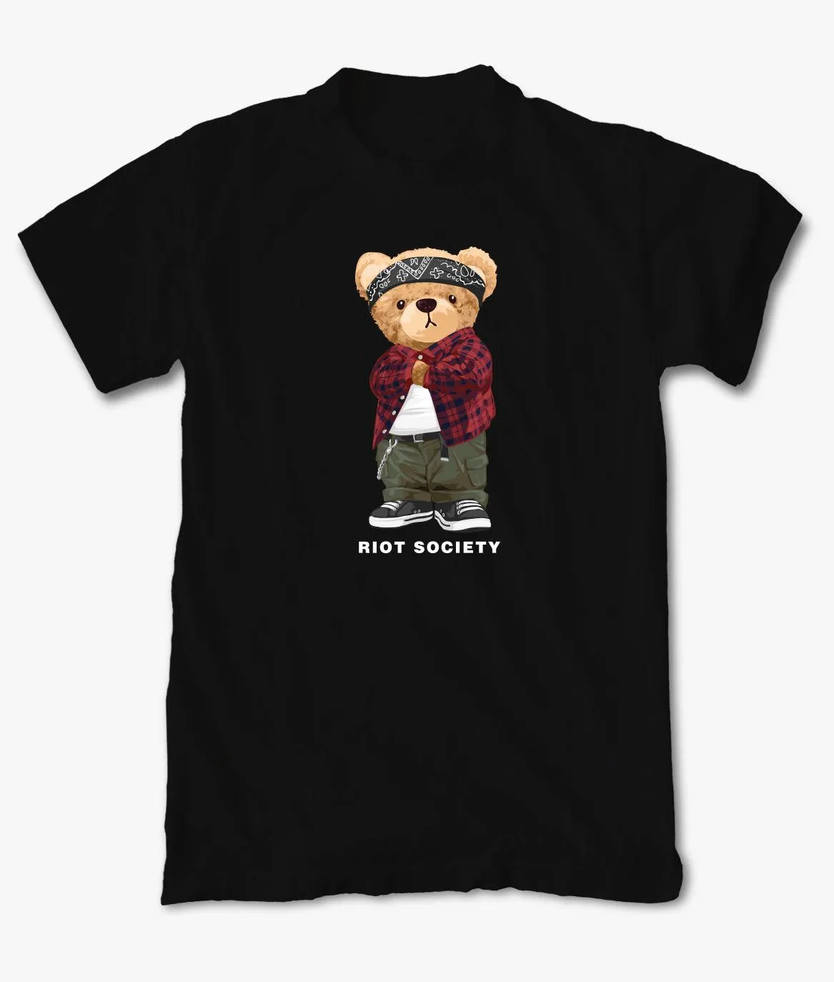 Thug Bear Teddy Mens T-Shirt