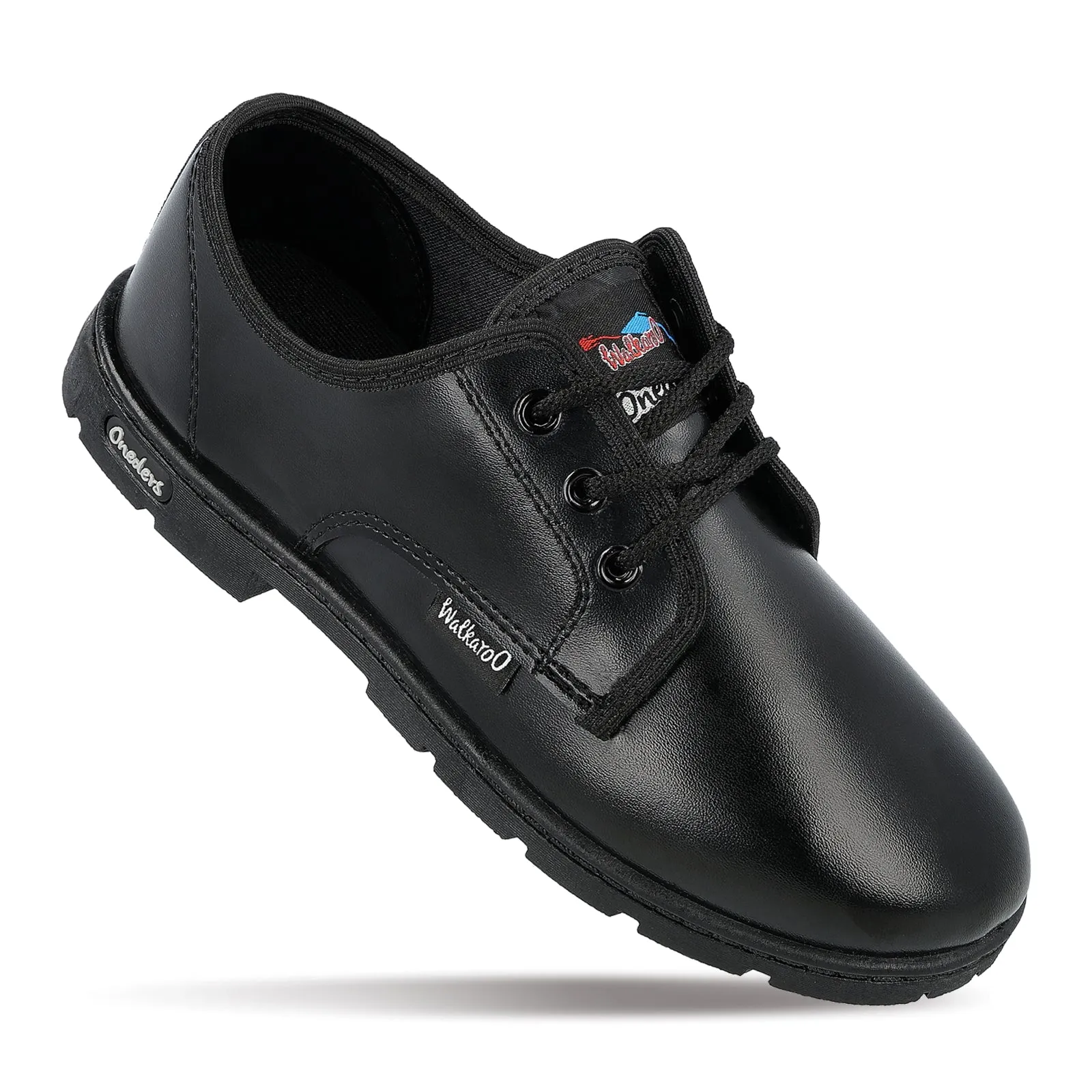 Walkaroo Kids School Shoes - WV521 Black