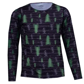 Youth Originals Print Crewneck - Black Pine Tree