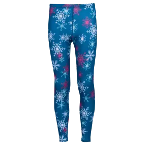 Youth Originals Print Tight - Aerial Snowflake